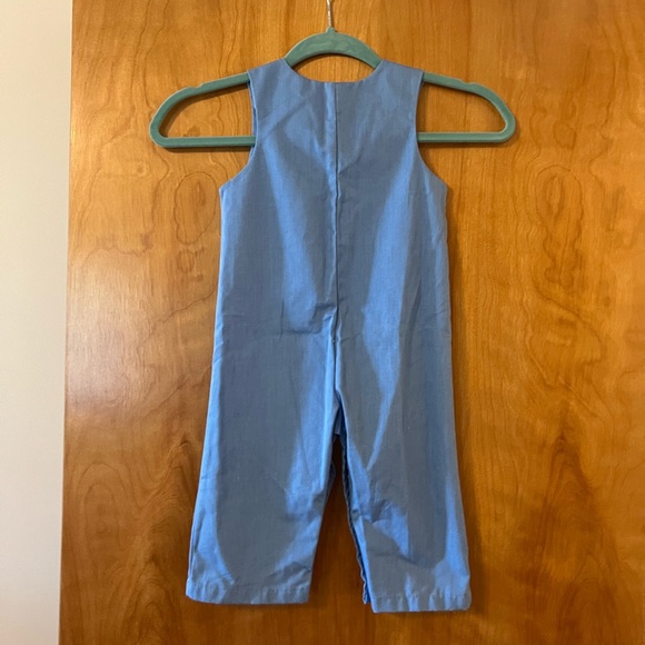 Giraffe Baby Boy Overalls Vintage By Thomas Size 24 Months 24M 2 Years - Picture 5 of 8